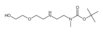 2-[2-[[2-[Boc(甲基)氨基]乙基]氨基]乙氧基]乙醇结构式