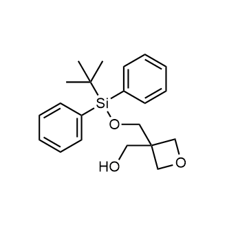 (3-(((叔丁基二苯基甲硅烷基)氧基)甲基)氧杂环丁烷-3-基)甲醇结构式
