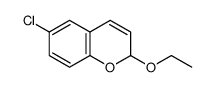 6-chloro-2-ethoxy-2H-chromene结构式