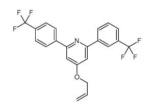 4-prop-2-enoxy-2-[3-(trifluoromethyl)phenyl]-6-[4-(trifluoromethyl)phenyl]pyridine结构式