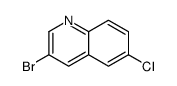 3-BroMo-6-chloro-quinoline Structure