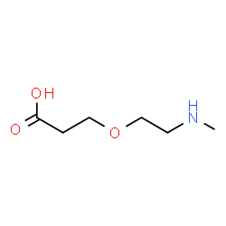 Methylamino-PEG1-acid HCl structure