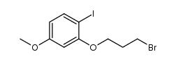 2-(3-bromopropoxy)-1-iodo-4-methoxybenzene结构式