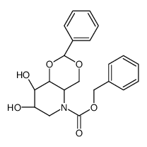 (2R,4aR,7S,8R,8aR)-Hexahydro-7,8-dihydroxy-2-phenyl-5H-1,3-dioxino[5,4-b]pyridine-5-carboxylic Acid Phenylmethyl Ester Structure