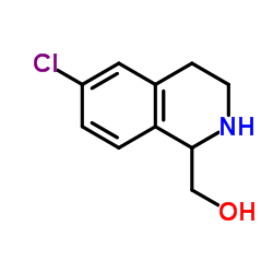 (6-chloro-1,2,3,4-tetrahydroisoquinolin-1-yl)methanol结构式