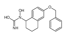 1-hydroxy-1-(6-phenylmethoxy-1,2,3,4-tetrahydronaphthalen-1-yl)urea Structure