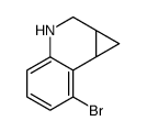 7-bromo-1a,2,3,7b-tetrahydro-1H-cyclopropa[c]quinoline结构式