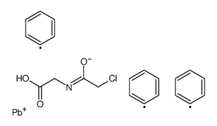 triphenylplumbyl 2-[(2-chloroacetyl)amino]acetate结构式