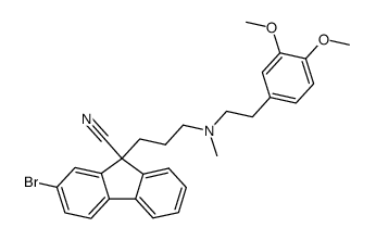 2-bromo-9-<3--1-propylamino>-fluorene-9-carbonitrile结构式