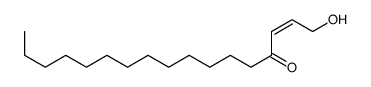 1-Hydroxy-2-heptadecen-4-one Structure