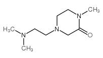 Piperazinone, 4-[2-(dimethylamino)ethyl]-1-methyl- (9CI)结构式