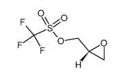 (R)-(-)-<<(trifluoromethanesulfonyloxy)oxy>methyl>oxirane Structure