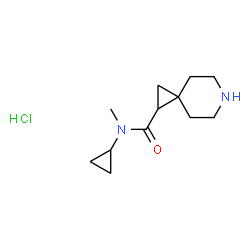 N-cyclopropyl-N-methyl-6-azaspiro[2.5]octane-1-carboxamide hydrochloride结构式