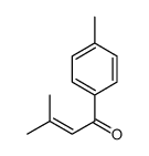 3-methyl-1-(4-methylphenyl)but-2-en-1-one Structure