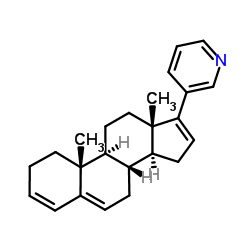 17-(3-Pyridinyl)androsta-3,5,16-triene Structure