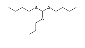 1,1',1''-[Methylidynetris(thio)]trisbutane Structure