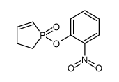 1-(2-nitrophenoxy)-2,3-dihydro-1λ5-phosphole 1-oxide结构式