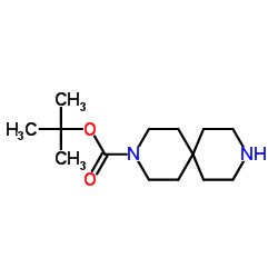 tert-butyl 3,9-diazaspiro[5.5]undecane-3-carboxylate Structure