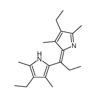 meso-Ethyl-4,4'-diethyl-3,3',5,5'-tetramethyl-pyrromethen Structure