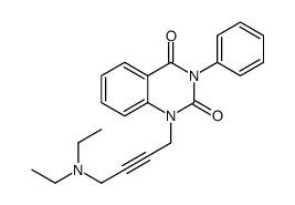 1-[4-(diethylamino)but-2-ynyl]-3-phenylquinazoline-2,4-dione结构式