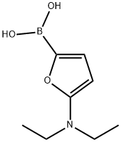 5-(Diethylaminol)furan-2-boronic acid structure