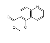 5-氯-6-喹啉羧酸乙酯结构式