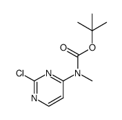 Tert-Butyl (2-Chloropyrimidin-4-Yl)(Methyl)Carbamate结构式
