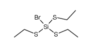 tris-ethylsulfanyl-bromo-silane Structure