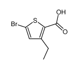 5-bromo-3-ethylthiophene-2-carboxylic acid结构式