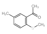 Ethanone,1-[5-methyl-2-(methylthio)phenyl]-结构式