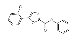 phenyl 5-(2-chlorophenyl)furan-2-carboxylate Structure