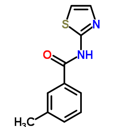 3-Methyl-N-(1,3-thiazol-2-yl)benzamide结构式