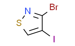 3-bromo-4-iodo-1,2-thiazole结构式