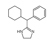 2-[cyclohexyl(phenyl)methyl]-4,5-dihydro-1H-imidazole结构式