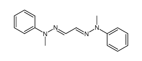 Glyoxal bis(N-methyl-N-phenylhydrazone) structure