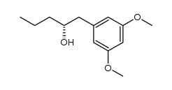 (R)-1-(3,5-dimethoxyphenyl)-2-pentanol Structure