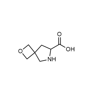 2-氧杂-7-氮杂螺[3.4]辛烷-6-羧酸结构式