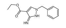 3-氨基-1-苄基-1H-吡唑-4-羧酸乙酯结构式