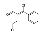 4-chloro-2-(chlorophenylmethylene)butyraldehyde结构式