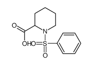 (S)-1-(Phenylsulfonyl)pipecolinic acid Structure