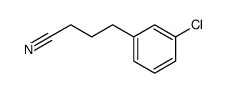 1-Cyan-3-(3-chlor-phenyl)-propan Structure