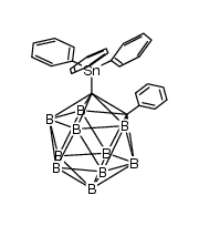phenyl-o-carboranyl-triphenylstannane Structure