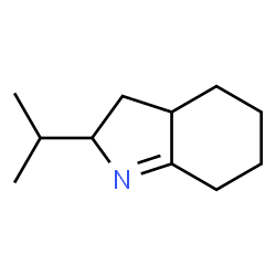 2H-Indole,3,3a,4,5,6,7-hexahydro-2-(1-methylethyl)-(9CI) Structure