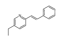 5-ethyl-2-styryl-pyridine Structure