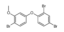 2,4-dibromo-1-(4-bromo-3-methoxyphenoxy)benzene结构式