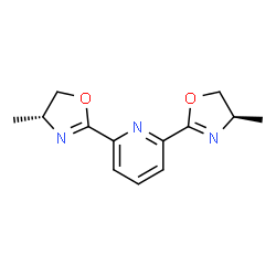 2,6-Bis((R)-4-methyl-4,5-dihydrooxazol-2-yl)pyridine Structure