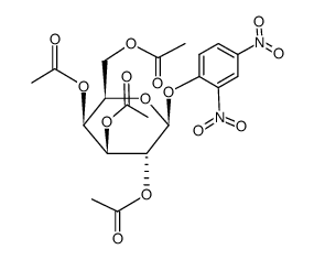 2,4-Dinitrophenyl β-D-Galactoside Tetraacetate Structure