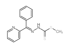 Hydrazinecarbodithioicacid, 2-(phenyl-2-pyridinylmethylene)-, methyl ester picture