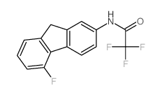 Acetamide,2,2,2-trifluoro-N-(5-fluoro-9H-fluoren-2-yl)-结构式