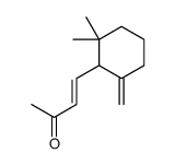 4-(2,2-dimethyl-6-methylidenecyclohexyl)but-3-en-2-one结构式